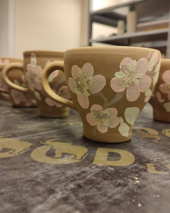 Sakura Bloom Hand-Painted Mug