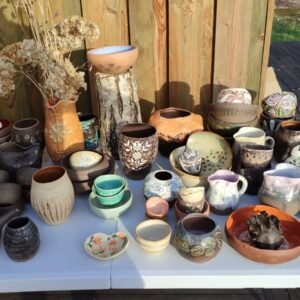 Bohemian Blossom Ceramic Vase