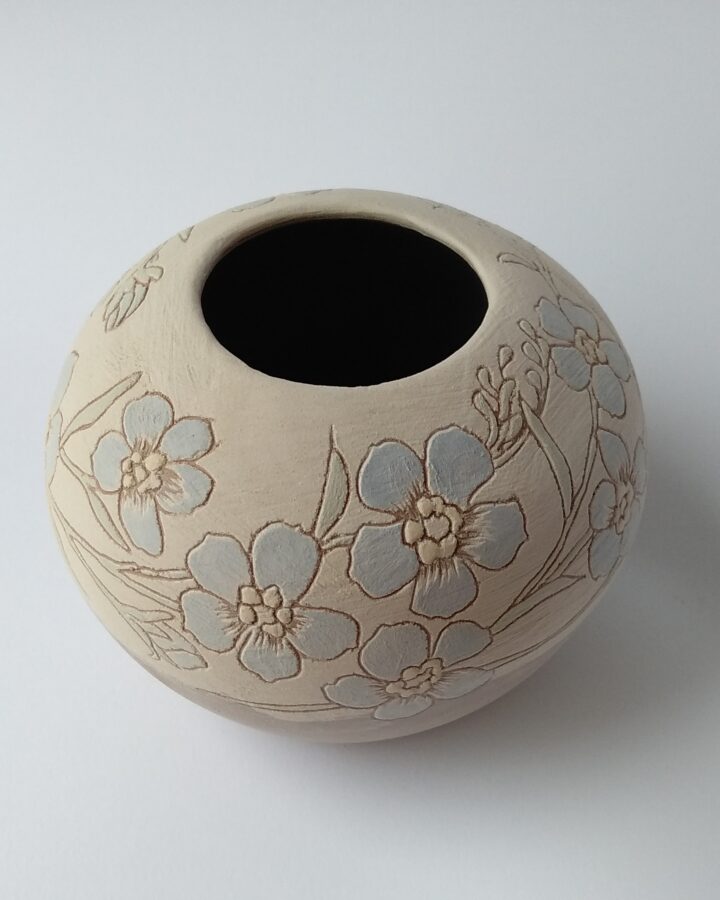 Serene Bloom Orb Vase