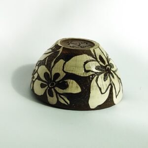 Tropical Bloom Pottery Bowl