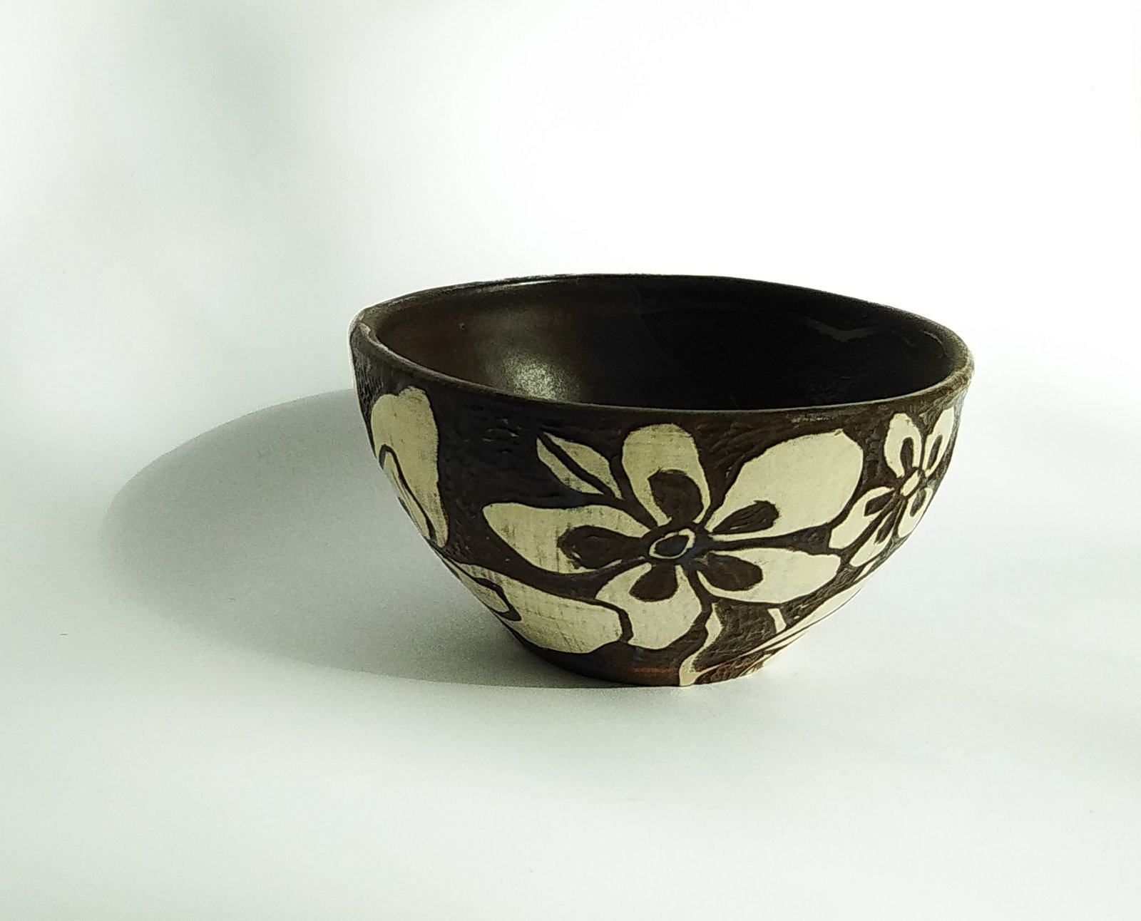 Tropical Bloom Pottery Bowl - Image 2