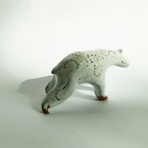 Whimsical Dotted Bear Figurine