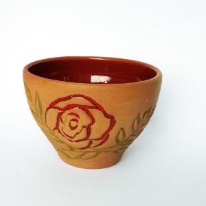Rose Garden Terracotta Bowl