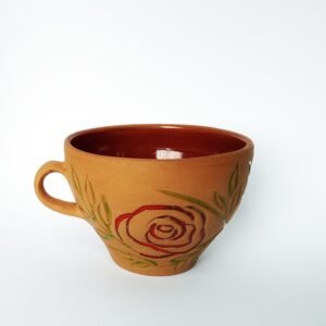 Earthenware Rose Bloom Mug