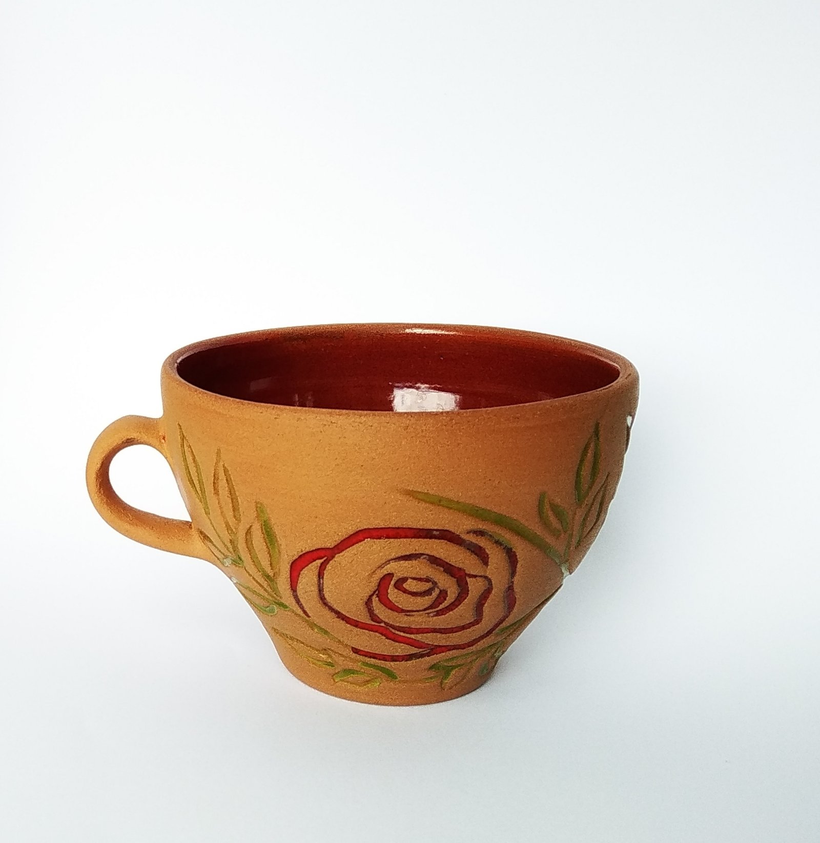 Earthenware Rose Bloom Mug