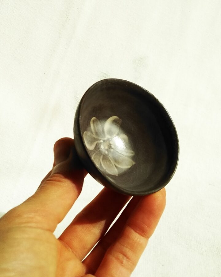 Ebony Bloom Teacup