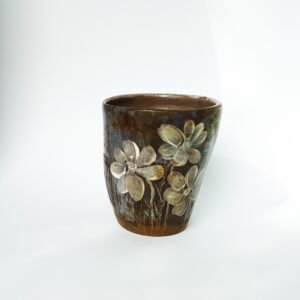 Midnight Bloom Ceramic Tumbler