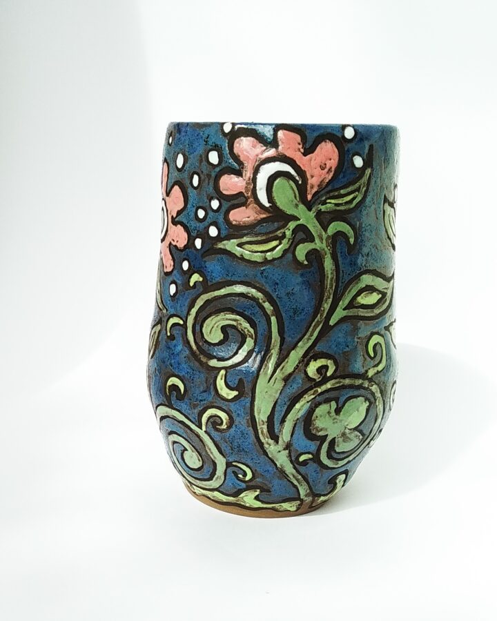 Enchanted Midnight Bloom Tumbler