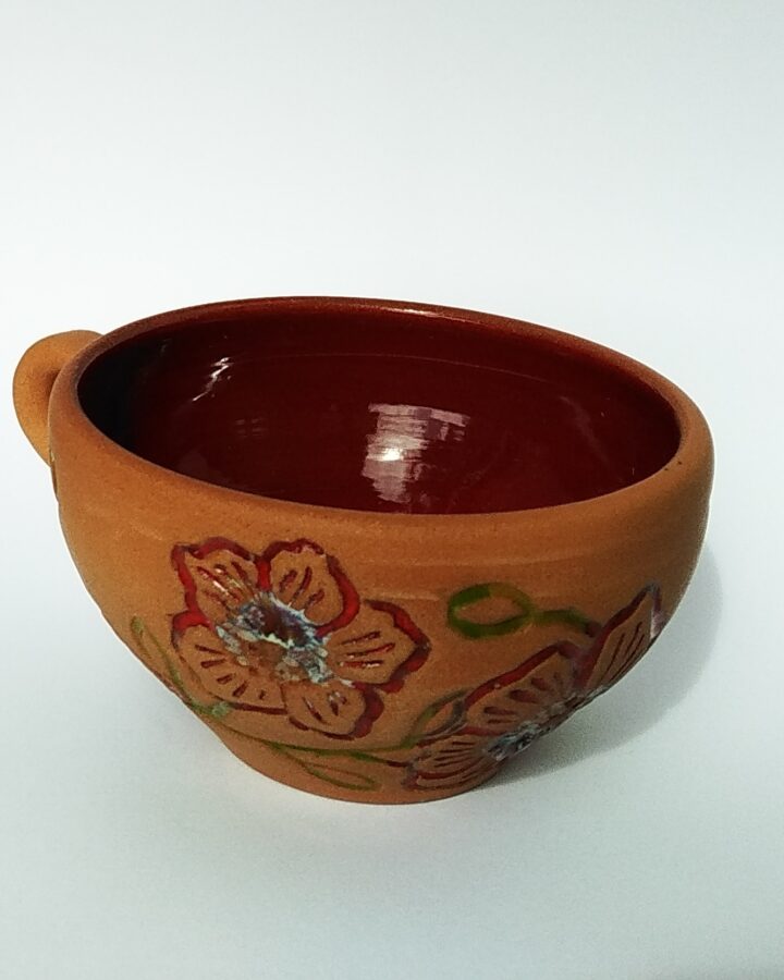 Artisan Bloom Terracotta Mug