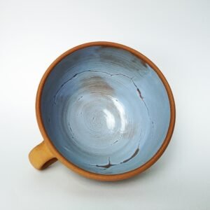 Rustic Sky Pottery Bowl