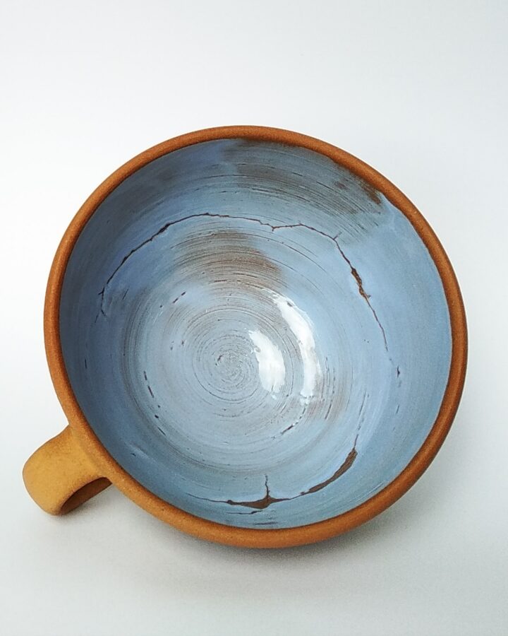Rustic Sky Pottery Bowl