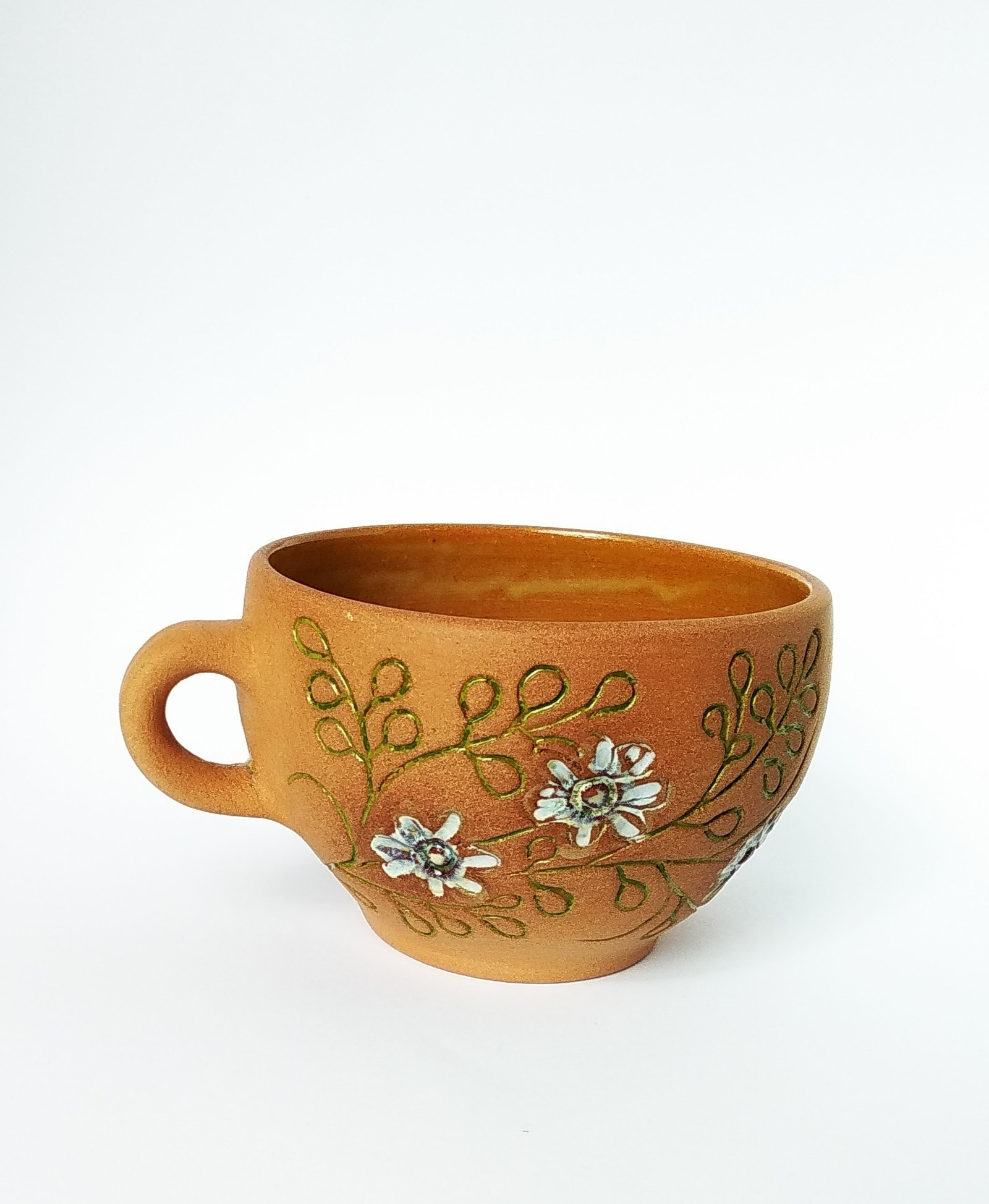 Rustic Terra Cotta Bloom Mug - Image 2