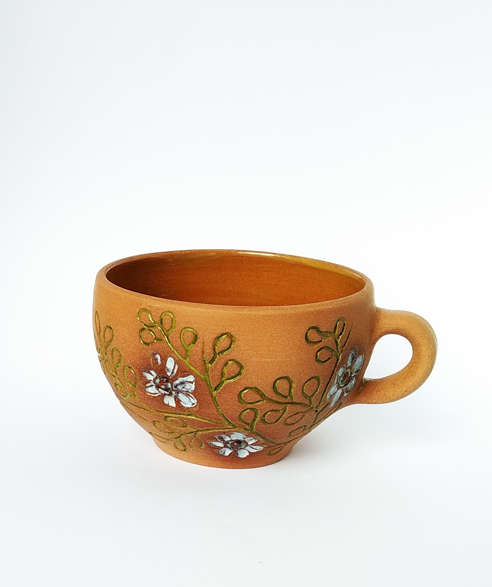 Rustic Terra Cotta Bloom Mug - Image 5