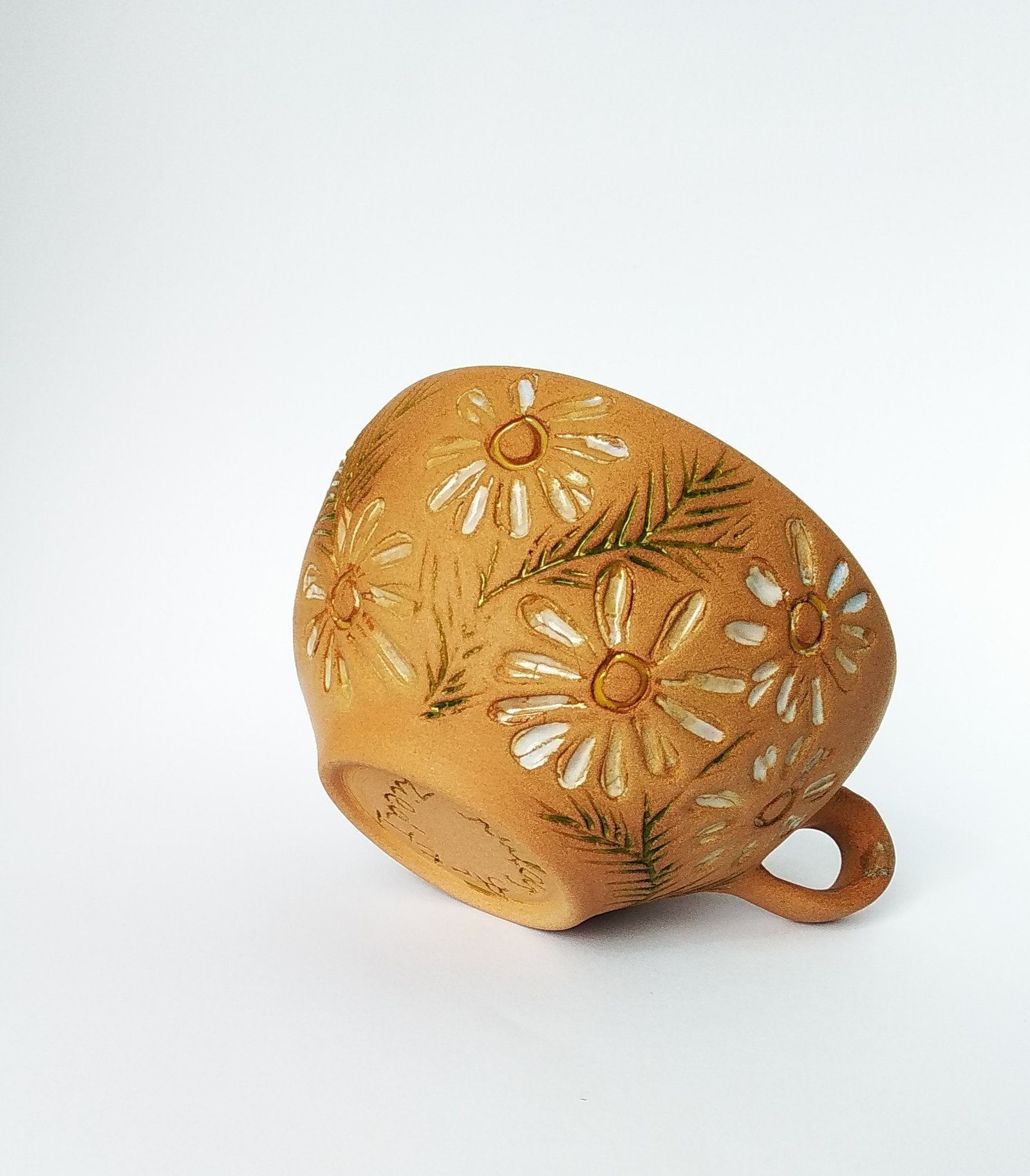 Rustic Terra Cotta Bloom Mug - Image 6