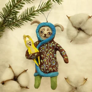 The Storyteller's Rabbit Ornament
