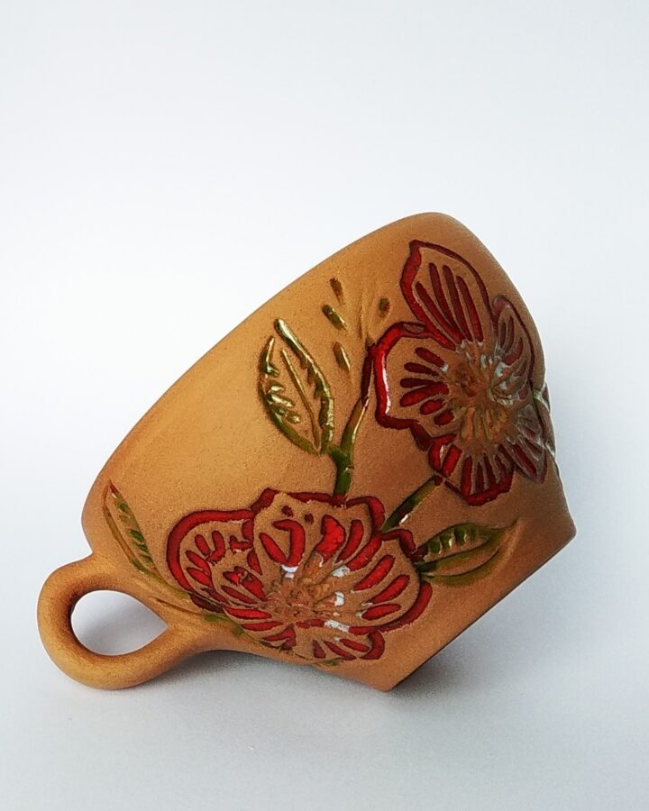 Garden Bloom Hand-Painted Mug