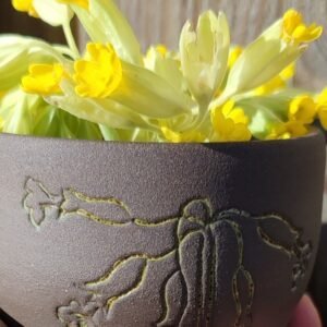 Earthenbloom Carved Bowl