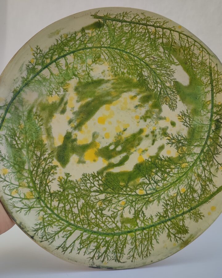 Verdant Fern Botanical Plate