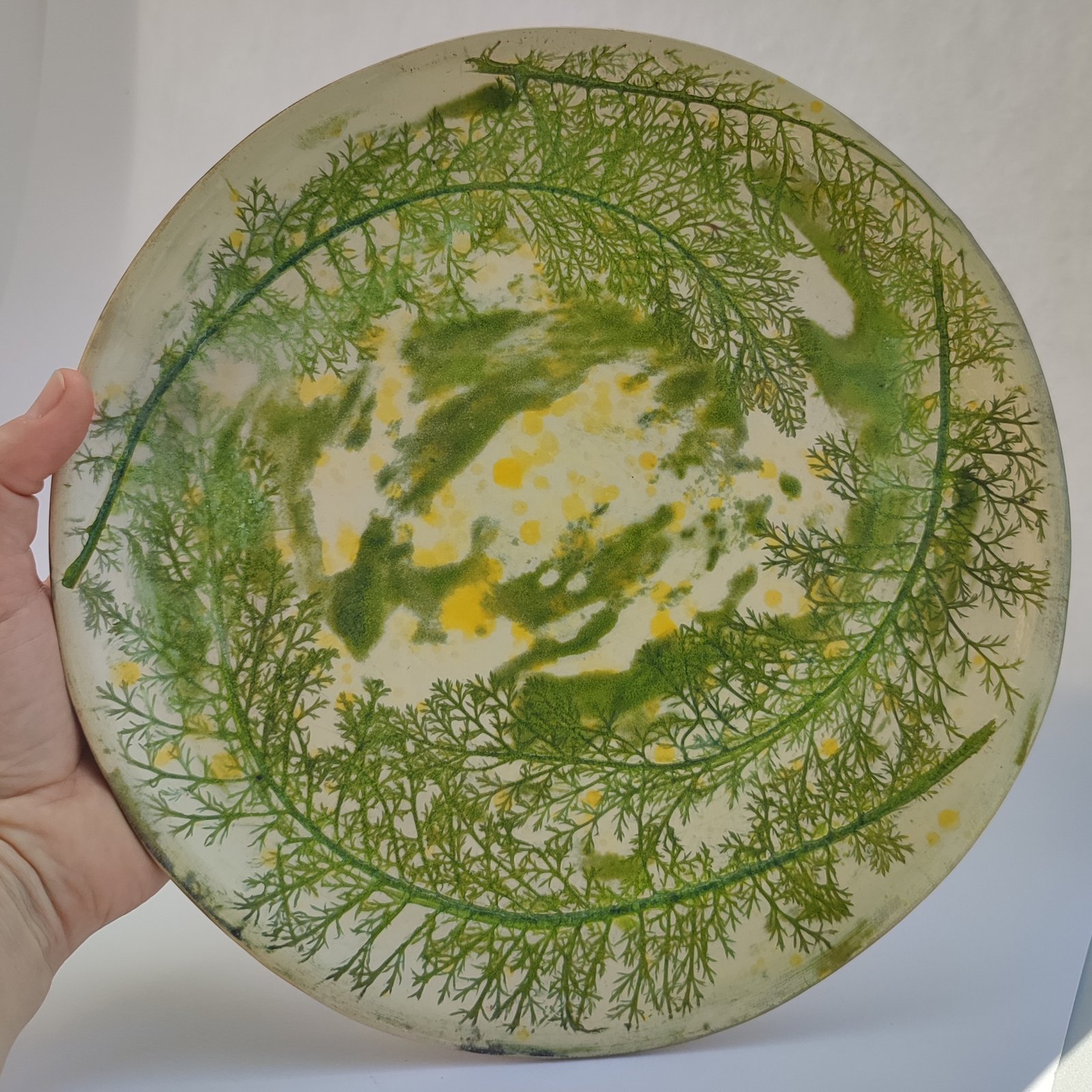 Verdant Fern Botanical Plate