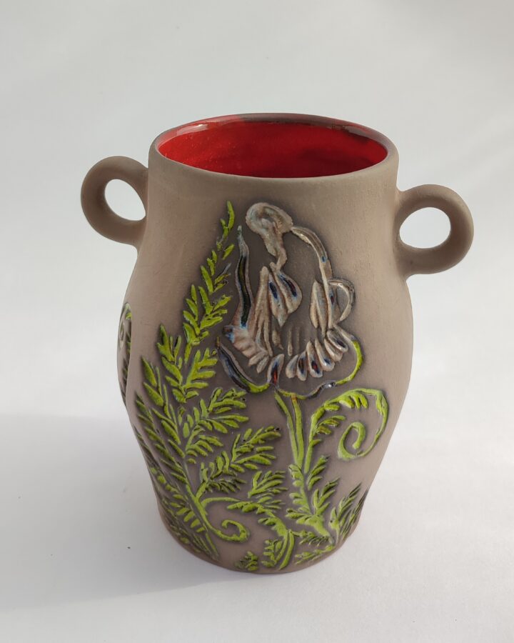 Enchanted Forest Handled Vase