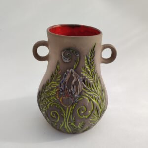 Enchanted Forest Handled Vase