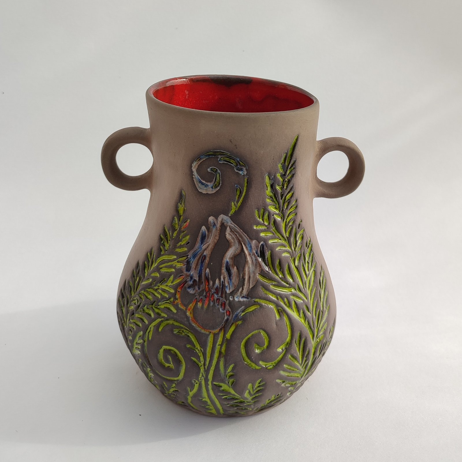 Enchanted Forest Handled Vase