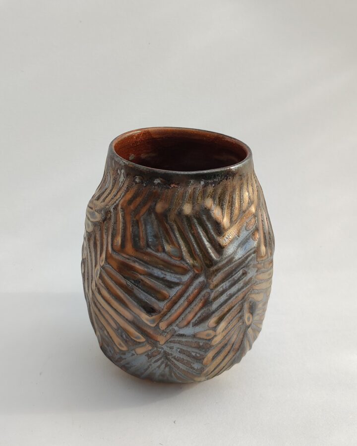Ember Weave Ceramic Vessel