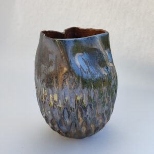 Nebula Glaze Textured Vessel
