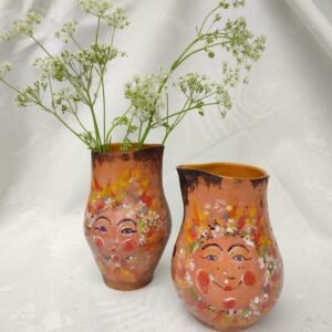Sunny Soul Mates Terracotta Vases