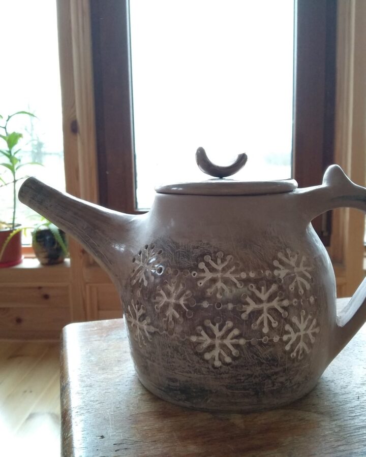 Winter's Whisper Teapot