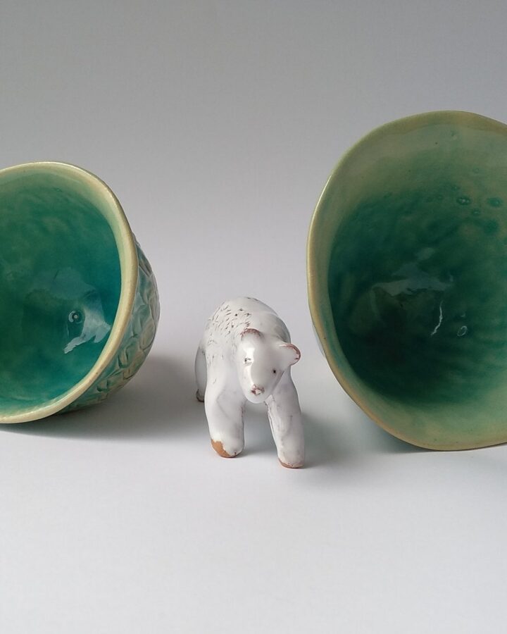 Teal Whisper Bowls