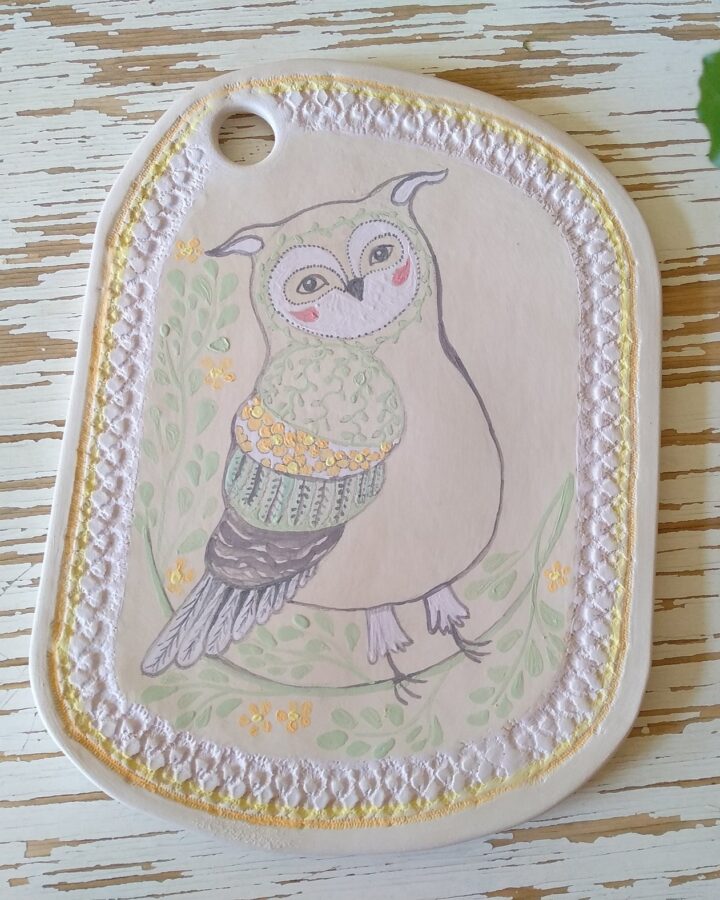 Wise Owl Plate