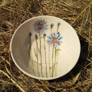 Meadow Bloom Crackle Bowl