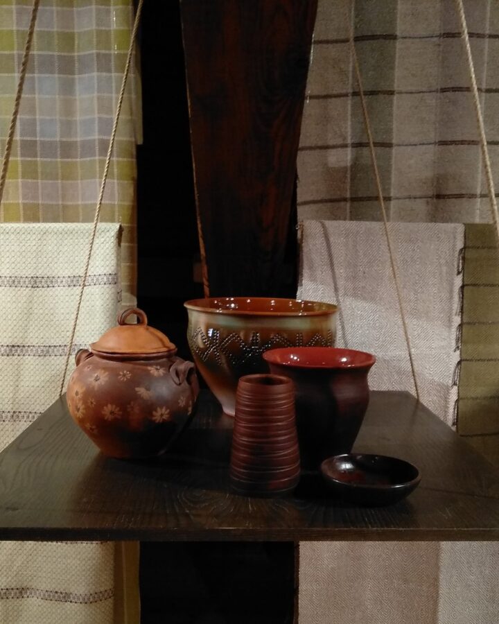 Rustic Meadow Lidded Pot