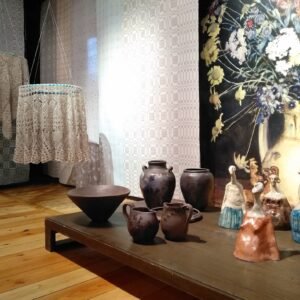 Earthy Conical Serving Bowl