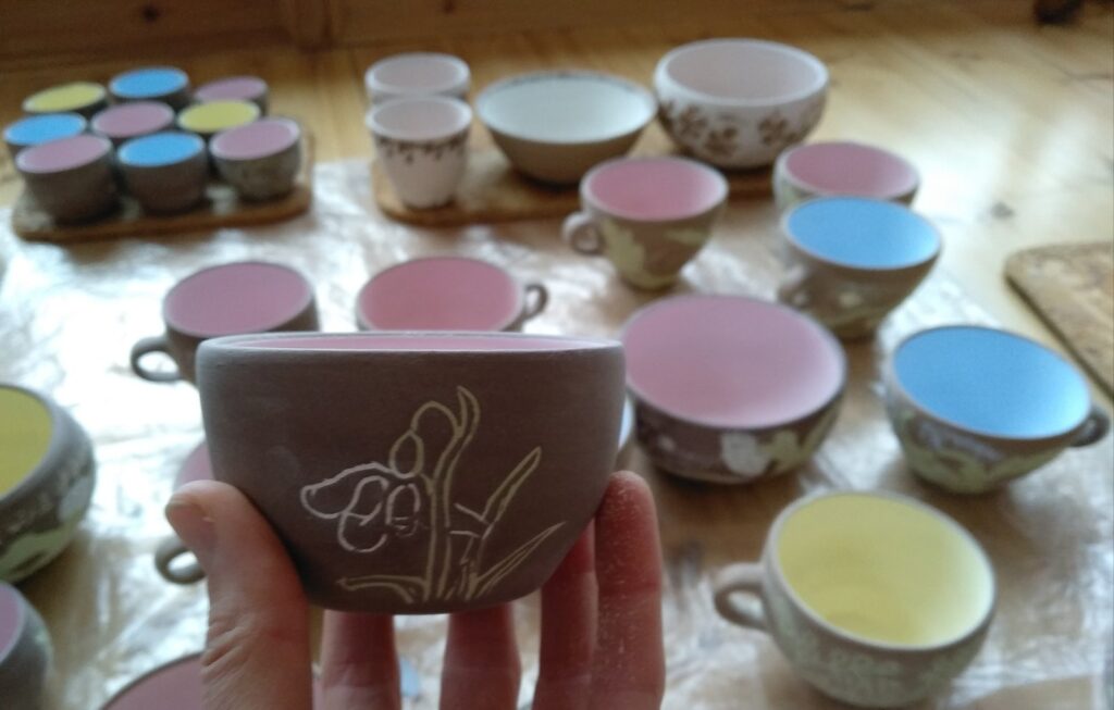 Rustic Bloom Espresso Cup