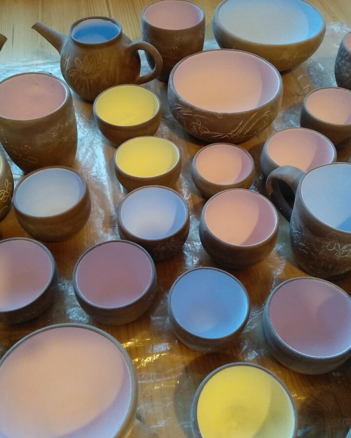 Earthen Blush Serving Bowl