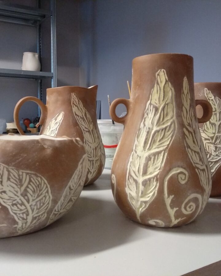 Terra Flora Hand-Carved Vessels