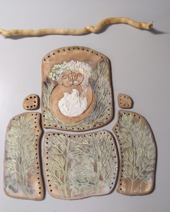 Earthen Embrace Ceramic Wall Art