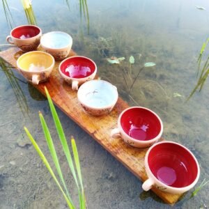 Rustic Meadow Flower Cups
