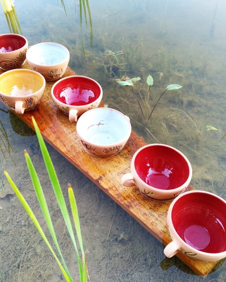 Rustic Meadow Flower Cups