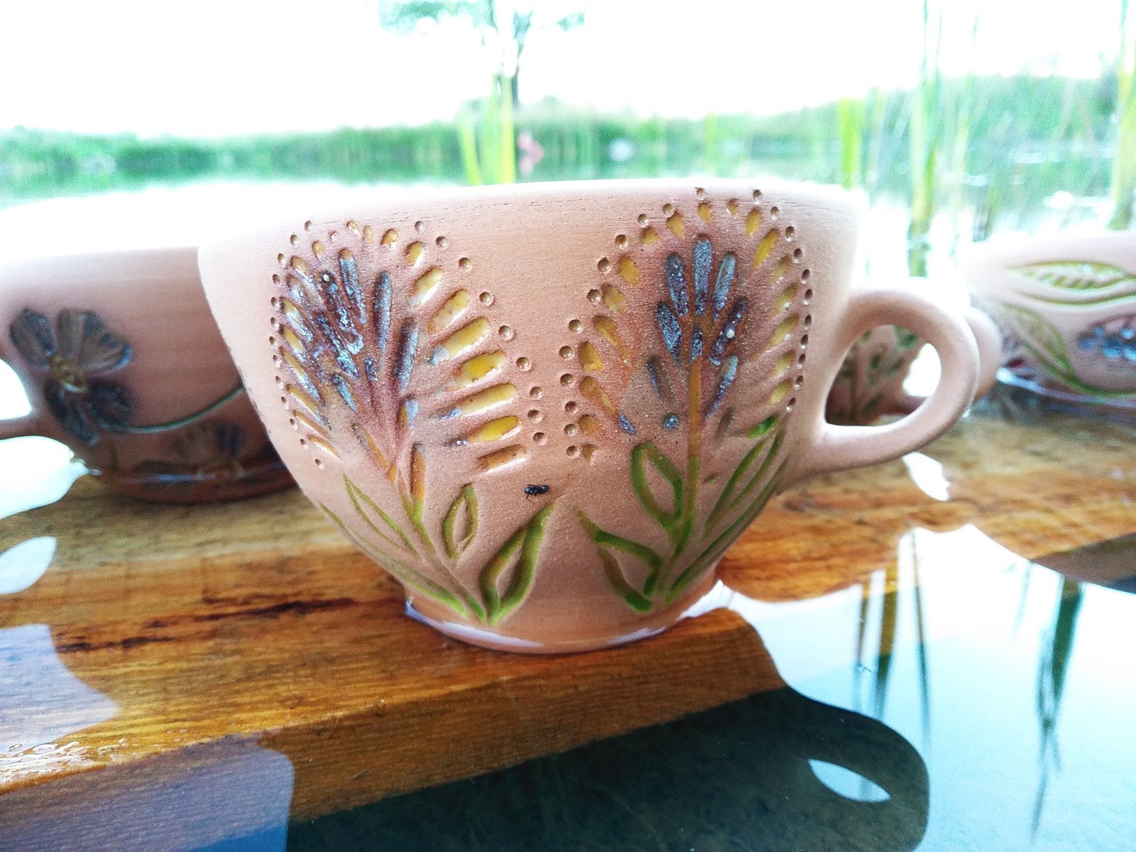 Meadow Bloom Terracotta Mug