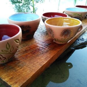 Artisan Lakeside Embossed Mugs