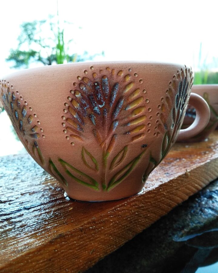 Terracotta Meadow Bloom Mug