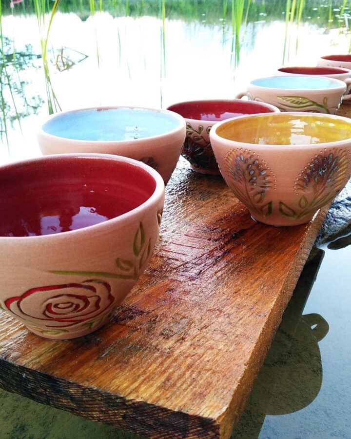 Artisan Lakeside Glazed Mugs