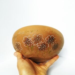 Rustic Floral Inspirational Bowl