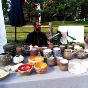 Artisan Bloom Serving Bowl