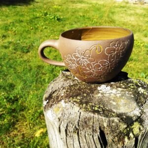 Earthen Blossom Mug