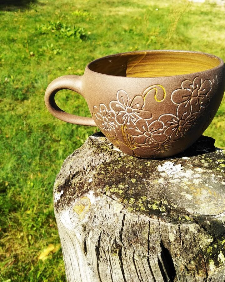 Earthen Blossom Mug