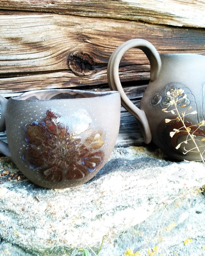 Earthen Whispers Mug & Pitcher Set